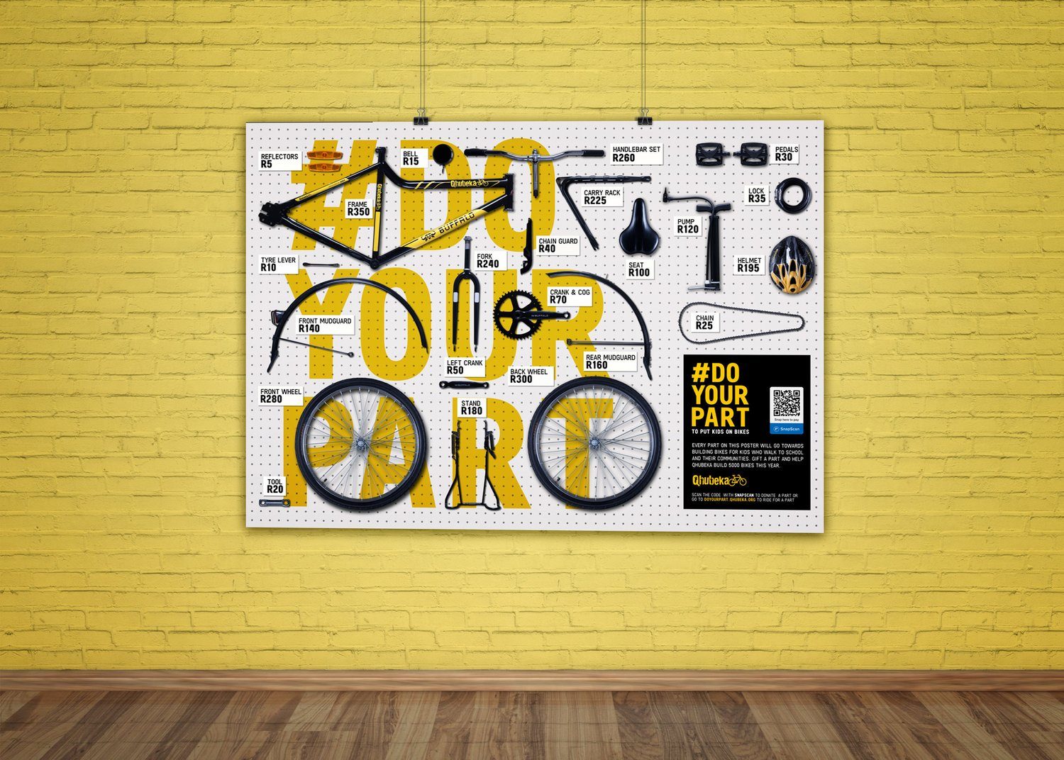Qhubeka A4 Brochure Mockup